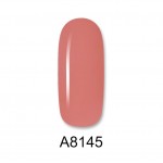 Aloha Ημιμόνιμο Βερνίκι Color Coat A8145 Rose Orange, 8ml