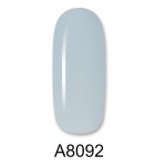 Aloha Ημιμόνιμο Βερνίκι Color Coat A8092 Soft Blue Gray, 8ml