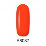 Aloha Ημιμόνιμο Βερνίκι Color Coat A8087 Neon Orange Red, 8ml
