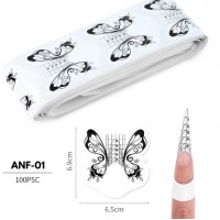 Alo Αυτοκόλλητες Φόρμες Χτισίματος Butterfly 6,5X6,9CM 100τμχ