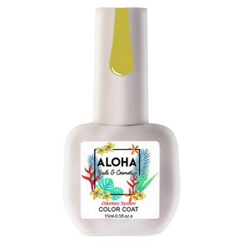 Aloha Ημιμόνιμο Βερνίκι Νυχιών Fr 126 Star Shine Glitter Lime Yellow Με Shimmer ,15ml   K