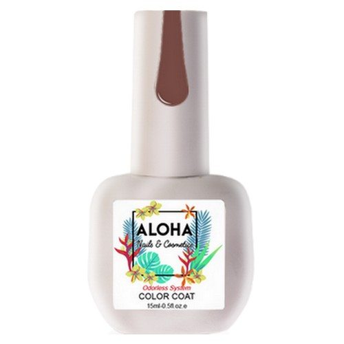 Aloha Ημιμόνιμο Βερνίκι Νυχιών Af024 Rocky Road Brown ,15ml