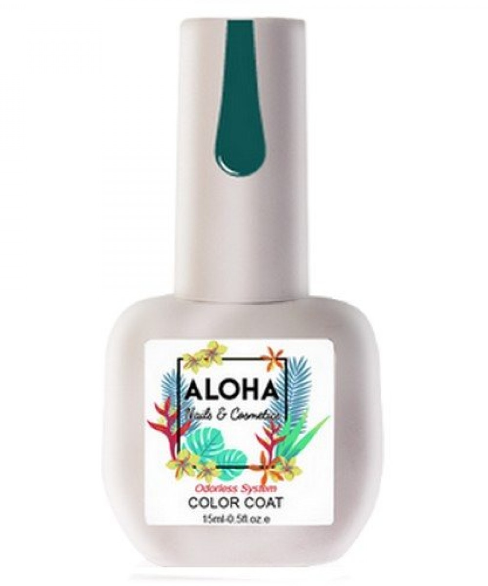 Aloha Ημιμόνιμο Βερνίκι Νυχιών Af080 Quetzal Green ,15ml