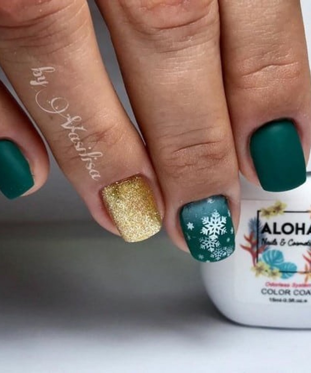 Aloha Ημιμόνιμο Βερνίκι Νυχιών Af185 Green ,15ml