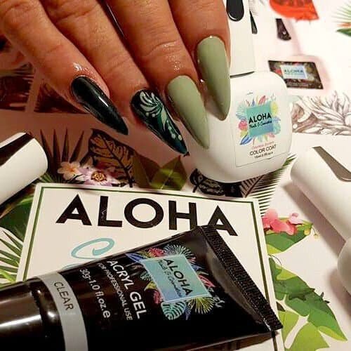 Aloha Ημιμόνιμο Βερνίκι Νυχιών Af187 Dark Cypress Green ,15ml