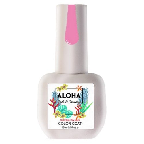 Aloha Ημιμόνιμο Βερνίκι Νυχιών Af031 Bubbegum Pink ,15ml