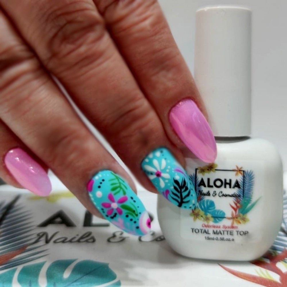 Aloha Ημιμόνιμο Βερνίκι Νυχιών Af031 Bubbegum Pink ,15ml