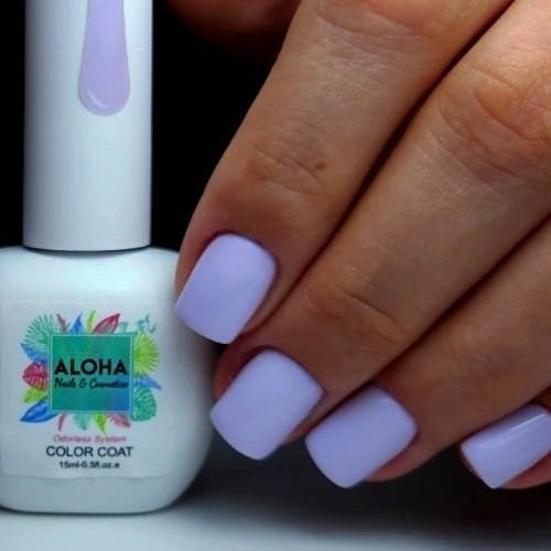 Aloha Ημιμόνιμο Βερνίκι Νυχιών Af028 Soft Lilac ,15ml