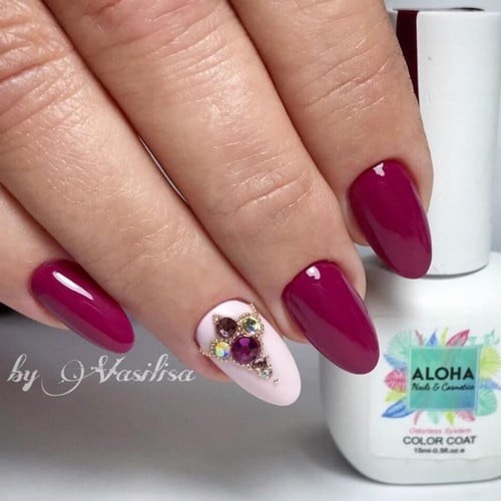 Aloha Ημιμόνιμο Βερνίκι Νυχιών Af213 Spiced Apple Mauve ,15ml