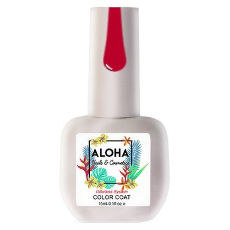 Aloha Ημιμόνιμο Βερνίκι Νυχιών Af216 Ruby Red ,15ml