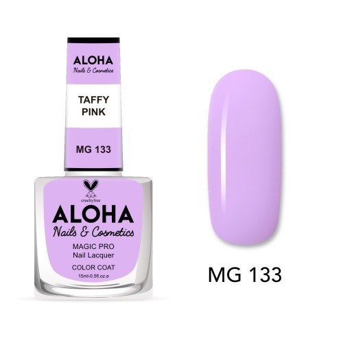 Aloha Βερνίκι Νυχιών 10 ημερών με Gel Effect Χωρίς Λάμπα Magic Pro Nail Lacquer 15ml – MG 133