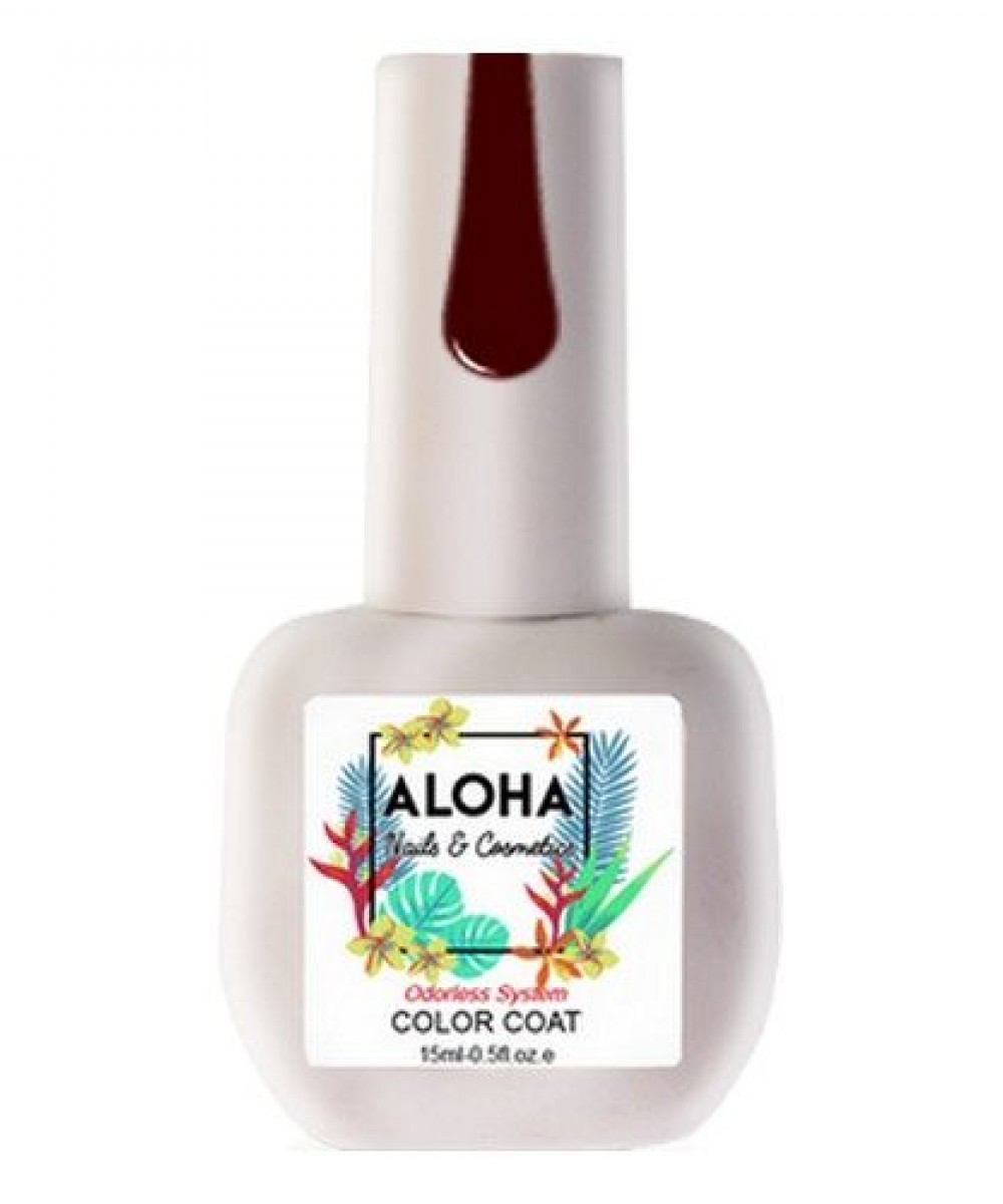 Aloha Ημιμόνιμο Βερνίκι Νυχιών Af200 Redish Brown ,15ml