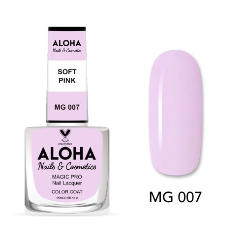 Aloha Βερνίκι Νυχιών 10 ημερών με Gel Effect Χωρίς Λάμπα Magic Pro Nail Lacquer 15ml – MG 007