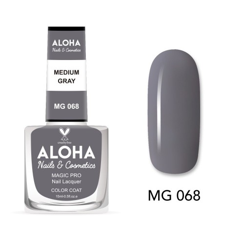 Aloha Βερνίκι Νυχιών 10 ημερών με Gel Effect Χωρίς Λάμπα Magic Pro Nail Lacquer 15ml – MG 068