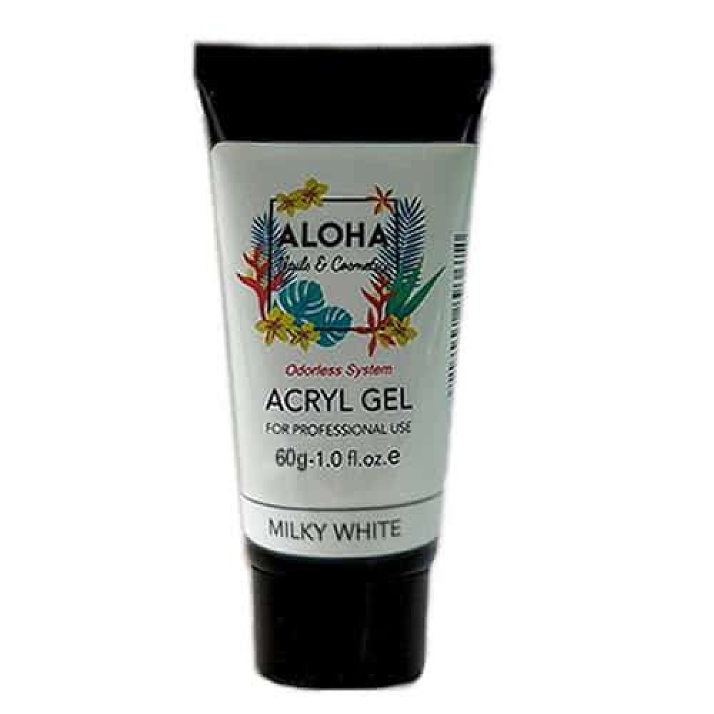 Aloha Acrylgel Milky White (Γαλακτερό) 60Gr Aloha Acrylgel Milky White (Γαλακτερό) 60Gr