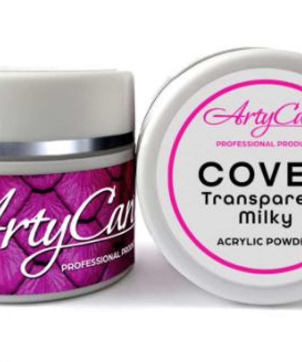 ArtyCare Σκόνη Ακρυλικού Cover Transparent Milky, 38Gr