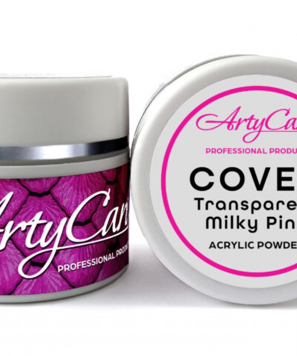 ArtyCare Σκόνη Ακρυλικού Cover Transparent Milky Pink, 38Gr