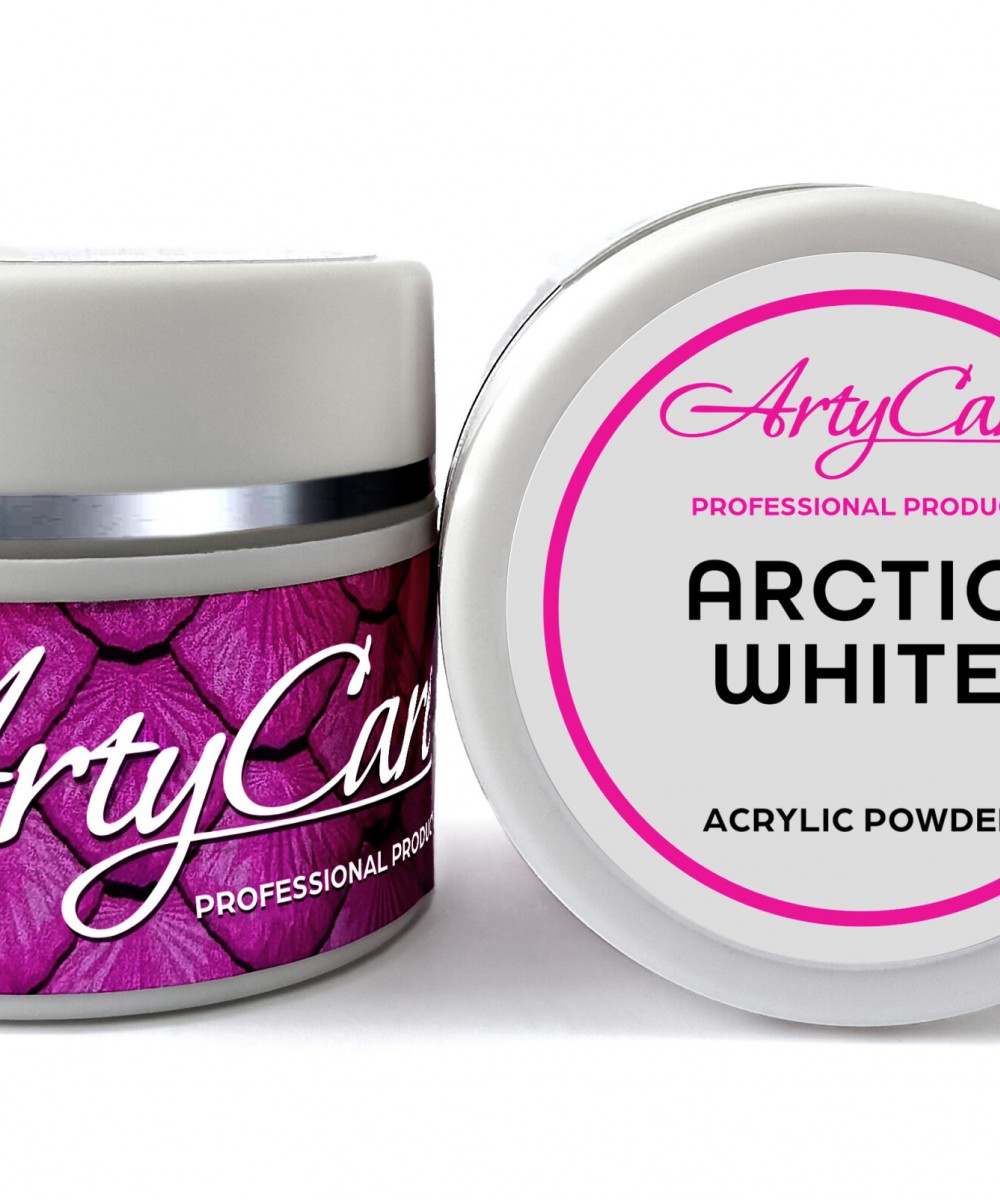 ArtyCare Σκόνη Ακρυλικού Arctic White, 70Gr