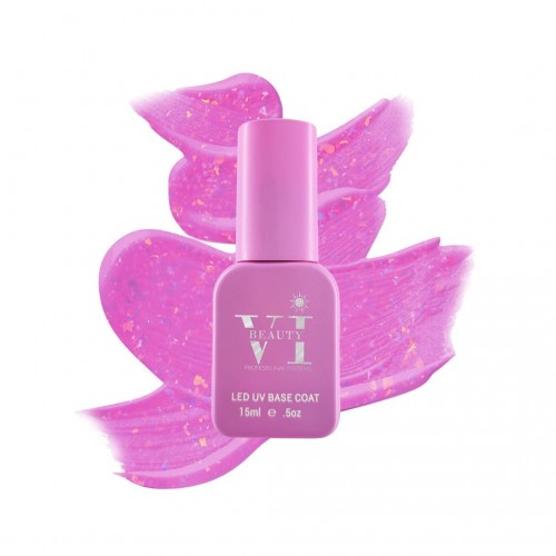 Beauty Vi Rubber Base Shine Shimmer 10 15ml