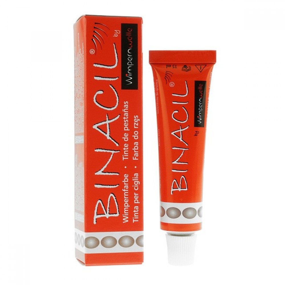Binacil Μόνιμη Βαφή Βλεφαρίδων & Φρυδιών Light Brown 15Gr (W23955) Binacil Μόνιμη Βαφή Βλεφαρίδων & Φρυδιών Light Brown 15Gr (W23955)