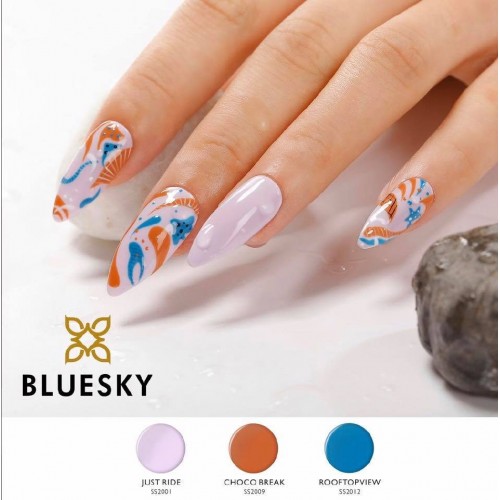 Bluesky Ημιμόνιμο Βερνίκι Νυχιών Candy Bar Just Ride Ss2001P ,15ml