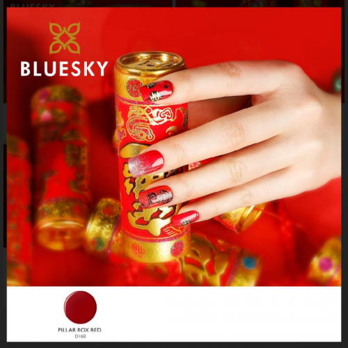 Bluesky Ημιμόνιμο Βερνίκι Autumn Spirit Pillar Box Red ,15ml