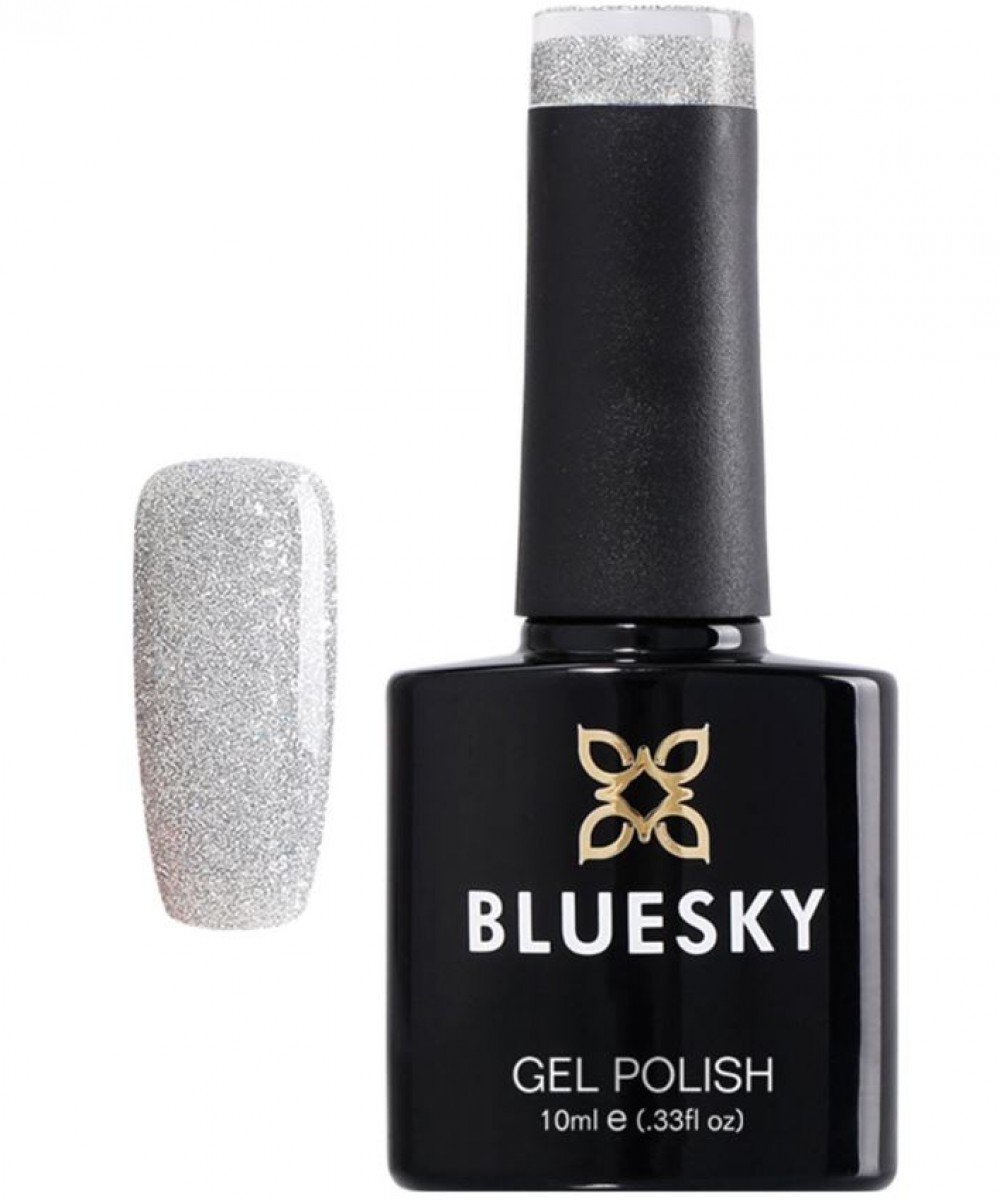Bluesky Ημιμόνιμο Βερνίκι Νυχιών Luxury Silver ,10ml K * *