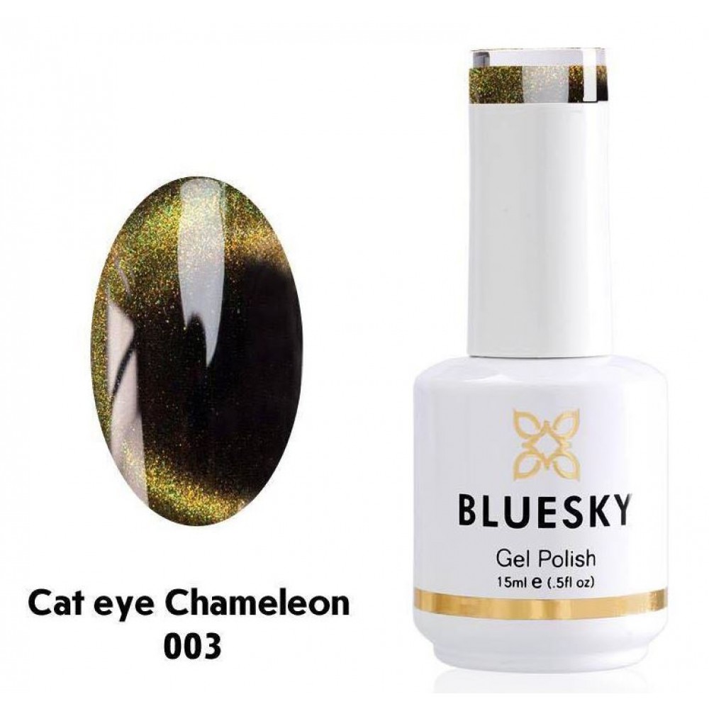 Bluesky Ημιμόνιμο Βερνίκι Νυχιών Chameleon Golden Cat Eye 03, 15ml *
