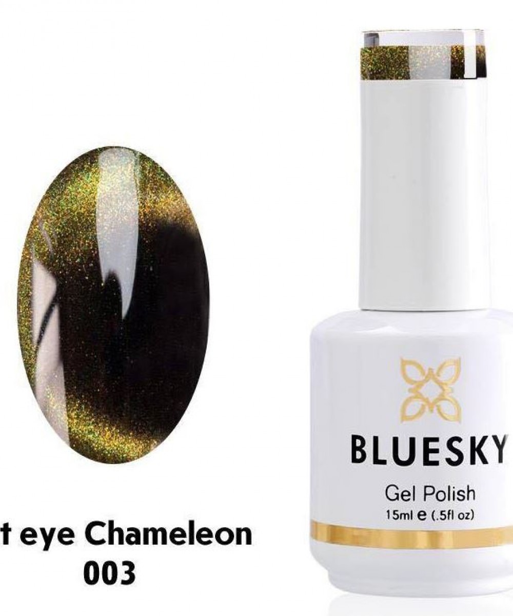 Bluesky Ημιμόνιμο Βερνίκι Νυχιών Chameleon Golden Cat Eye 03, 15ml *