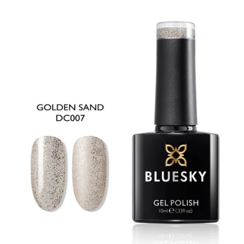 Bluesky Ημιμόνιμο Βερνίκι Νυχιών Golden Sand DC007, 10ml