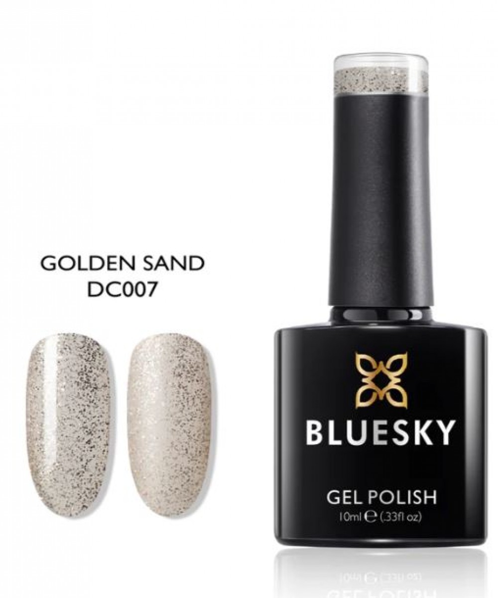 Bluesky Ημιμόνιμο Βερνίκι Νυχιών Golden Sand DC007, 10ml * *