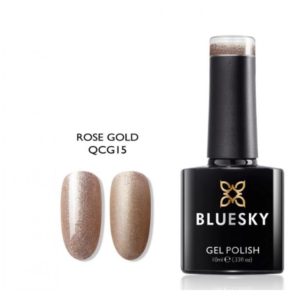 Bluesky Ημιμόνιμο Βερνίκι Νυχιών  Rose Gold ,10ml