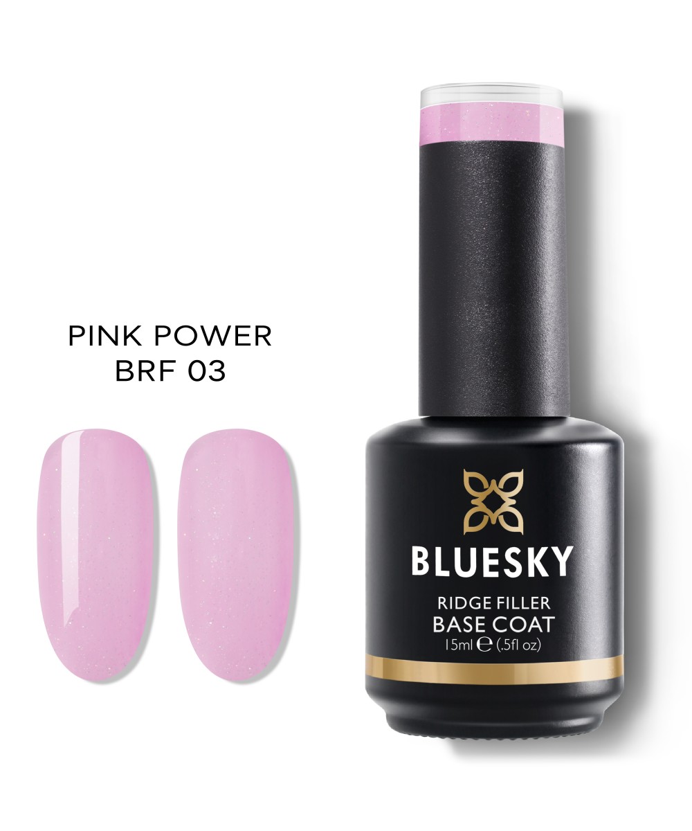 Bluesky Base Coat Ridge Filler BRF03 Pink Power,15ml