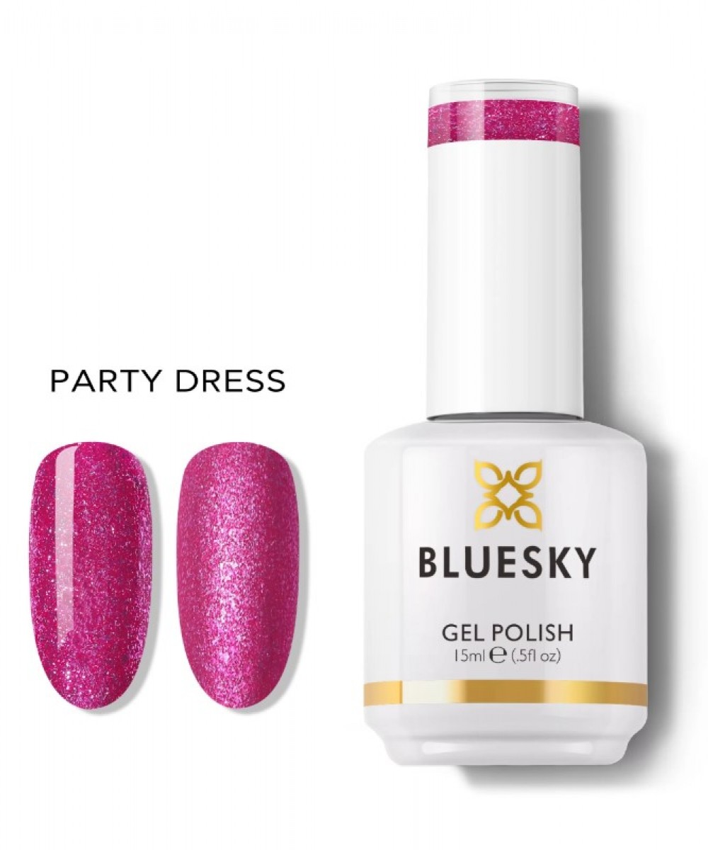 Bluesky Ημιμόνιμο Βερνίκι Νυχιών Luxurious Glam Party Dress,15ml *