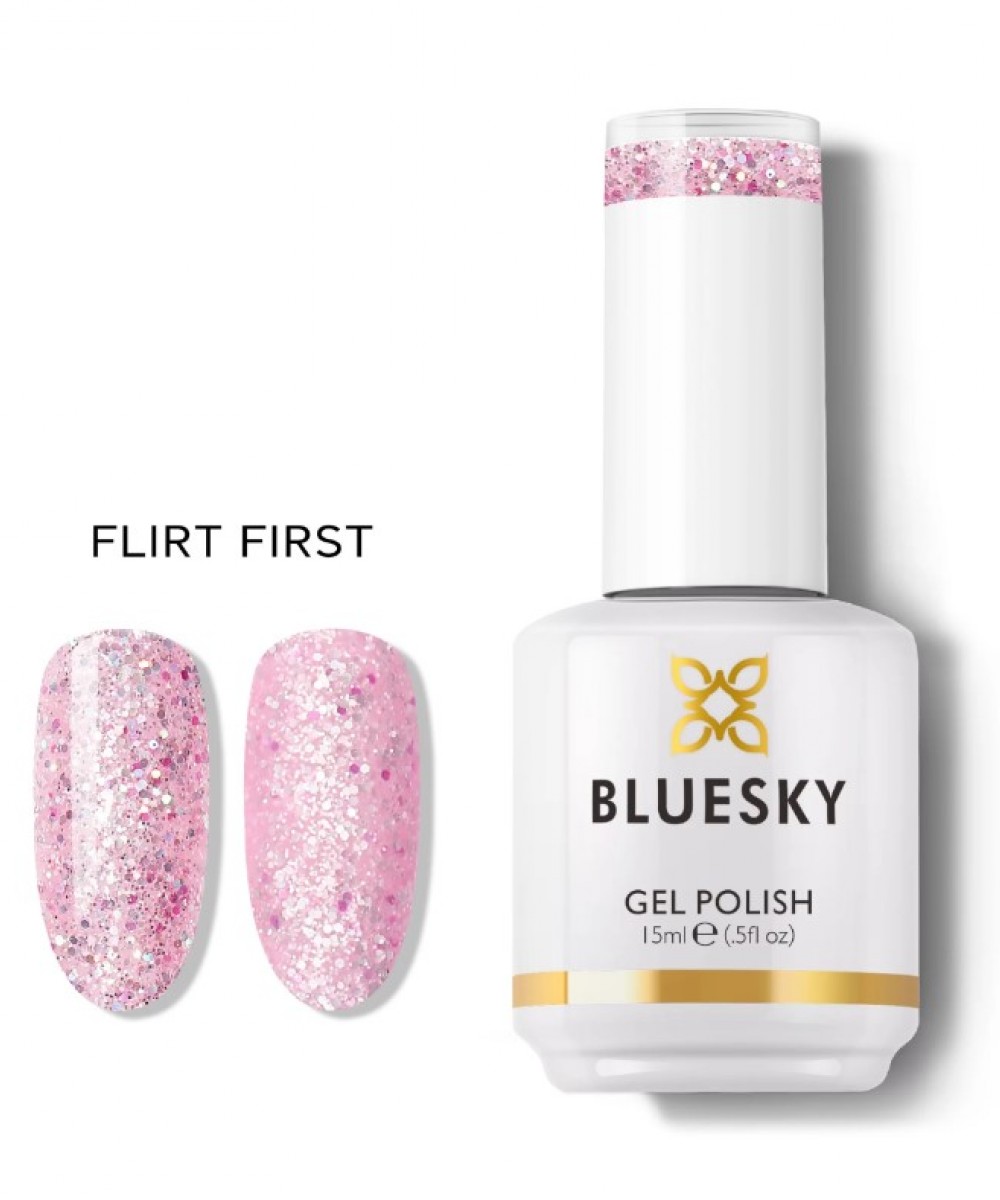 Bluesky Ημιμόνιμο Βερνίκι Νυχιών Luxurious Glam Flirt First,15ml *