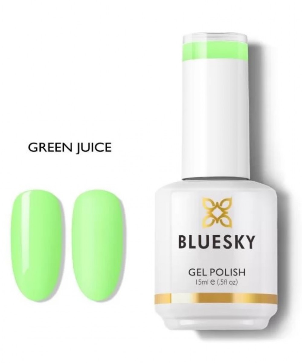 Bluesky Ημιμόνιμο Βερνίκι Νυχιών Hawaiian Lei Green Juice,15ml *