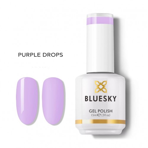 Bluesky Ημιμόνιμο Βερνίκι Νυχιών Hawaiian Lei Purple Drops,15ml