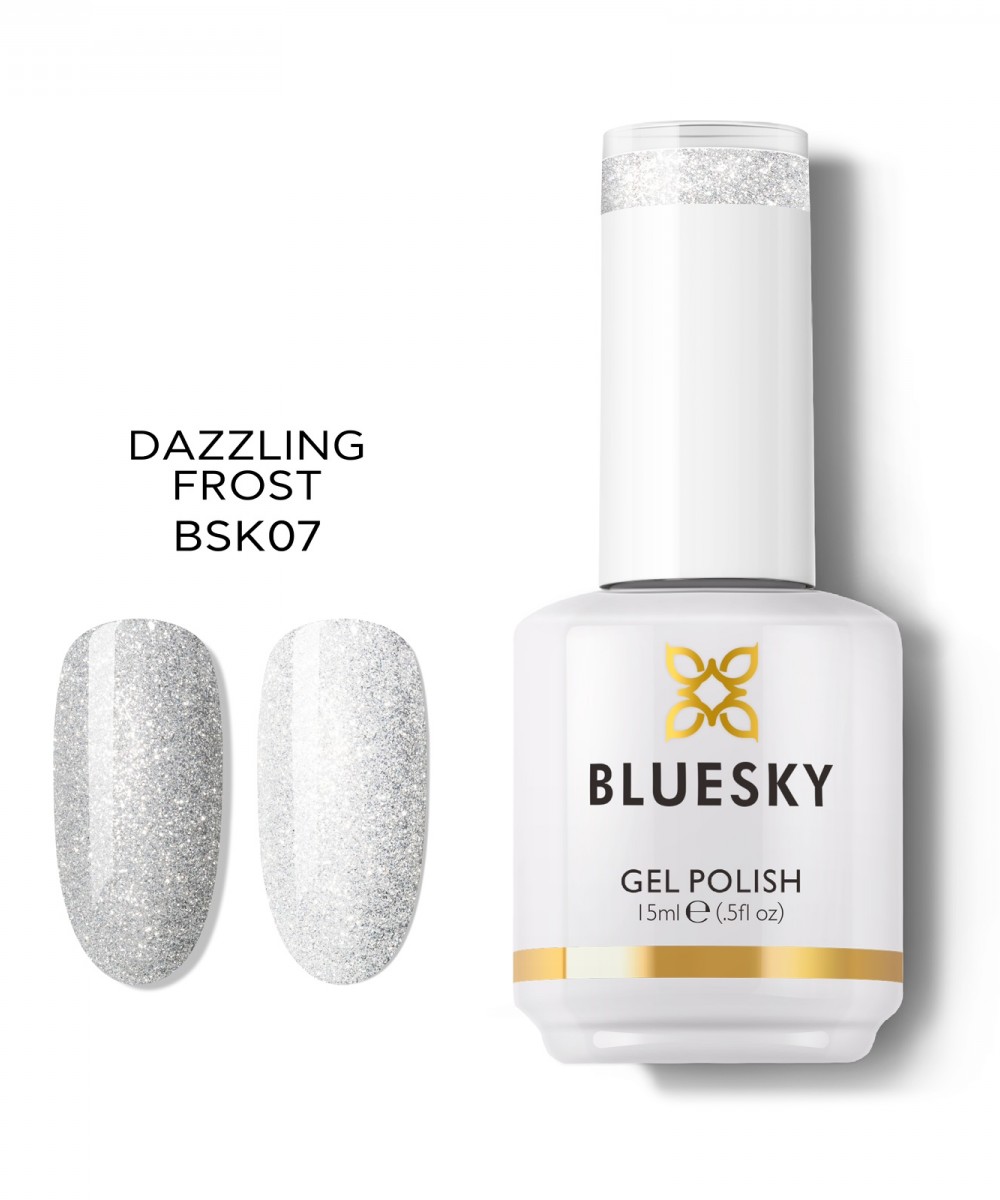 Bluesky Ημιμόνιμο Βερνίκι Νυχιών Dazzling Frost BSK07 , 15ml *