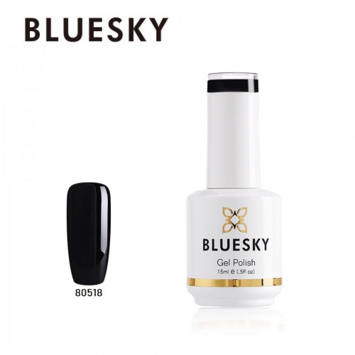 Bluesky Ημιμόνιμο Βερνίκι Νυχιών Black Pool 80518 ,15ml