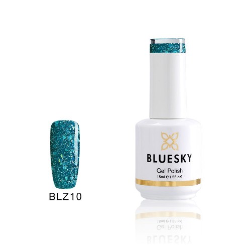 Bluesky Ημιμόνιμο Βερνίκι Νυχιών Aquamarine Blz10 ,15ml