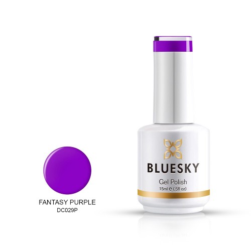 Bluesky Ημιμόνιμο Βερνίκι Νυχιών Fantasy Purple Dc029P ,15ml