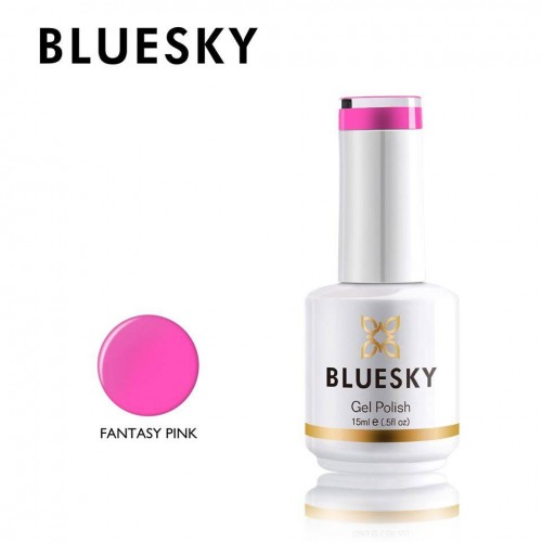 Bluesky Ημιμόνιμο Βερνίκι Νυχιών Neon Park Fantasy Pink ,15ml *