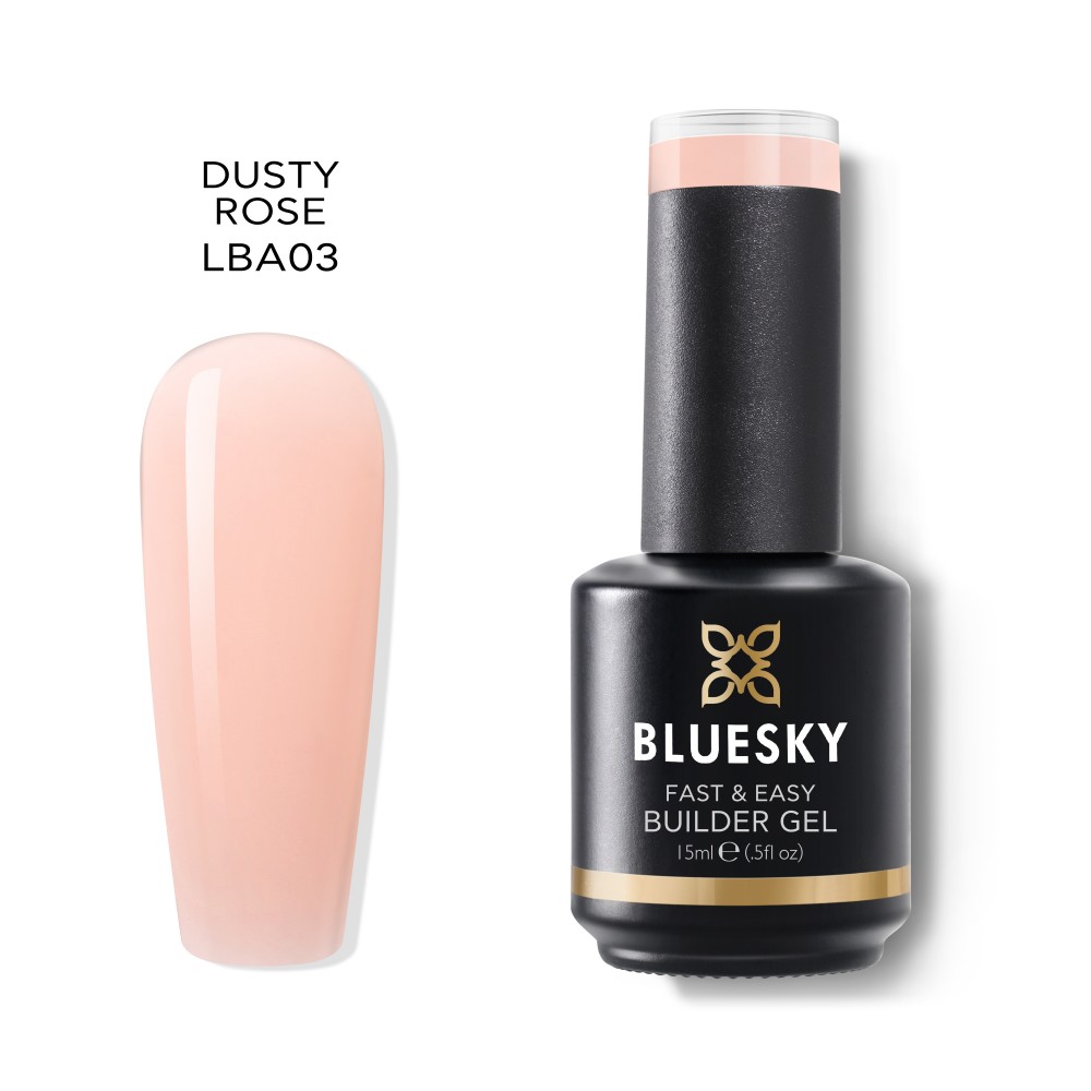 Bluesky Fast & Easy Builder Gel  LBA03 Dusty Rose ,15Gr