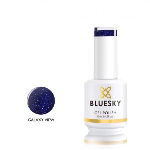 Bluesky Ημιμόνιμο Βερνίκι Νυχιών Countryside Walk Galaxy View ,15ml