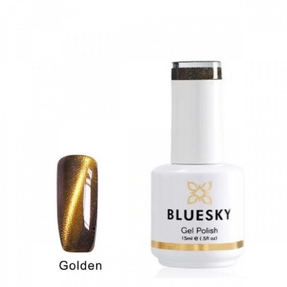 Bluesky Ημιμόνιμο Βερνίκι Νυχιών Cat Eye Golden 02 ,15ml *