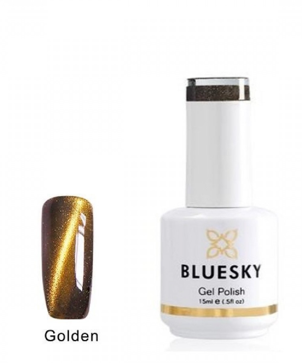 Bluesky Ημιμόνιμο Βερνίκι Νυχιών Cat Eye Golden 02 ,15ml *