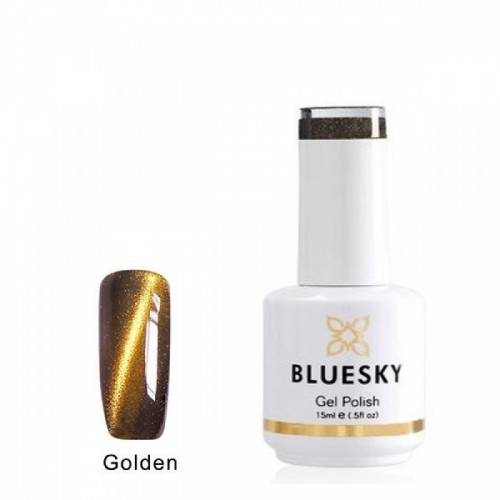 Bluesky Ημιμόνιμο Βερνίκι Νυχιών Cat Eye Golden 02 ,15ml *