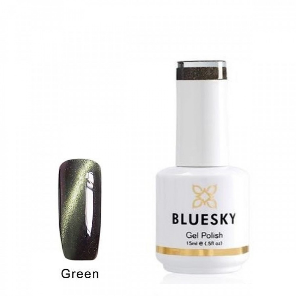 Bluesky Ημιμόνιμο Βερνίκι Νυχιών Cat Eye Green ,15ml Bluesky Ημιμόνιμο Βερνίκι Νυχιών Cat Eye Green ,15ml