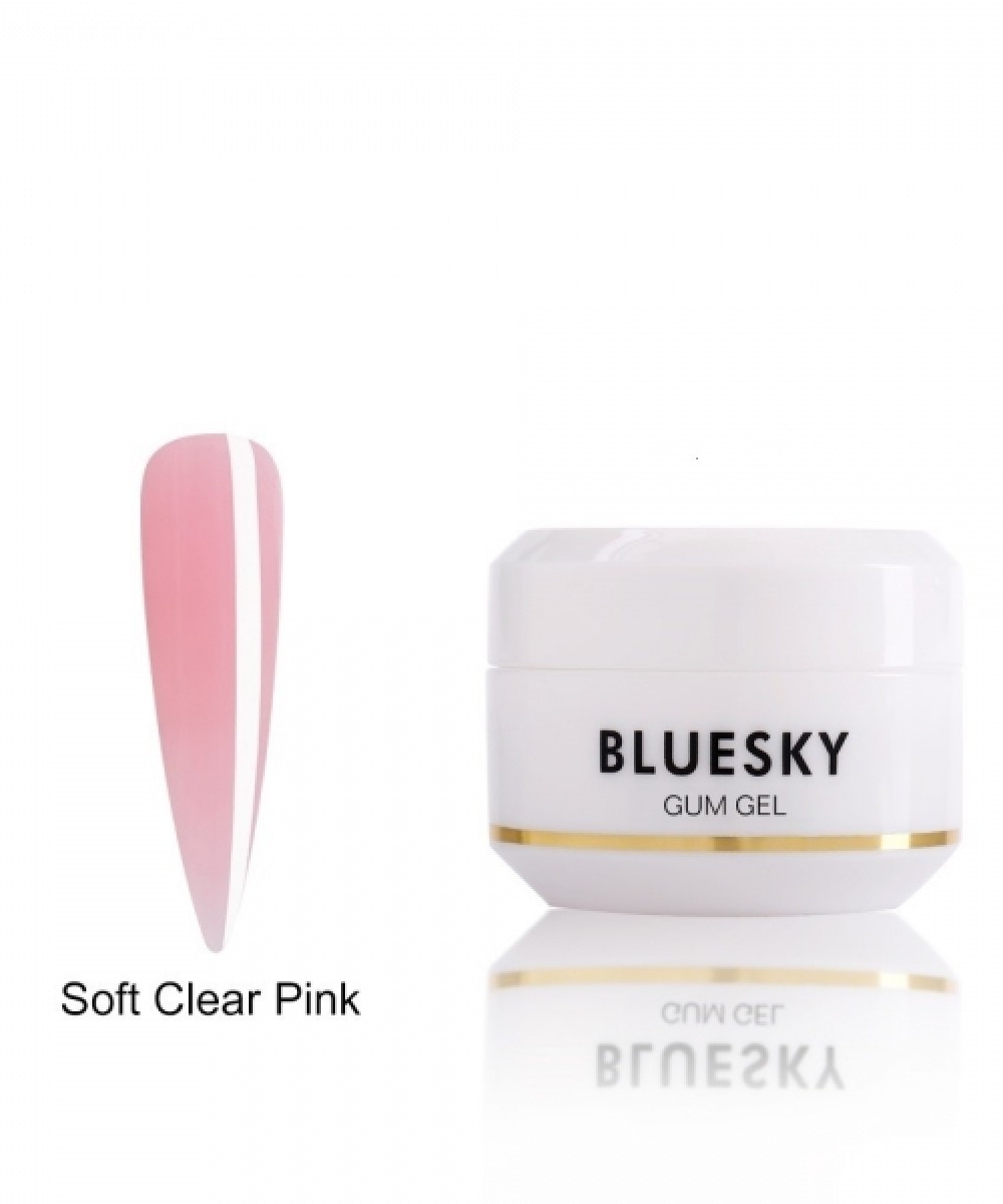 Bluesky Gum Gel Soft Clear Pink 35Gr
