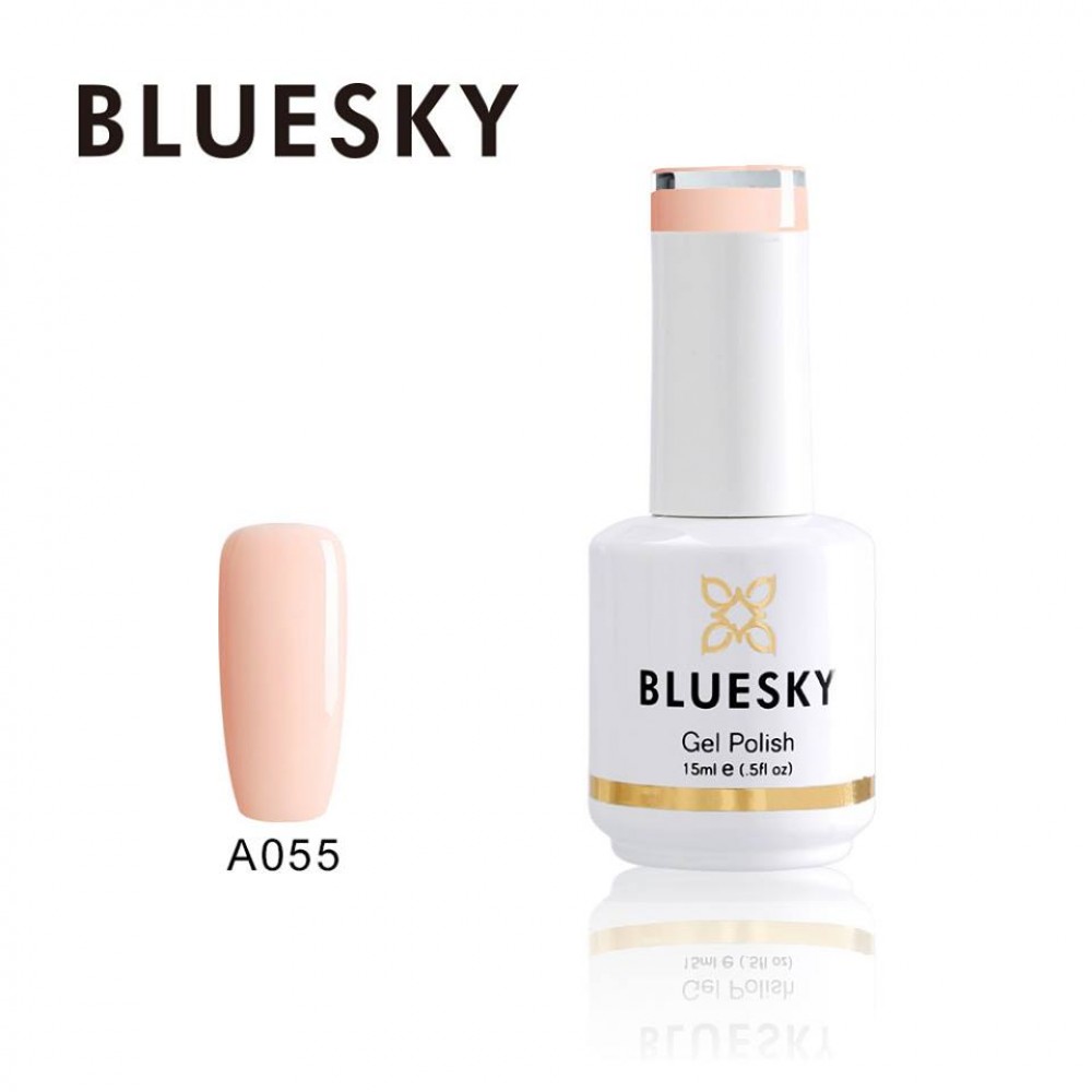 Bluesky Ημιμόνιμο Βερνίκι Νυχιών Natural Soft Pink A055 ,15ml